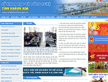 Tablet Screenshot of dostkhanhhoa.gov.vn